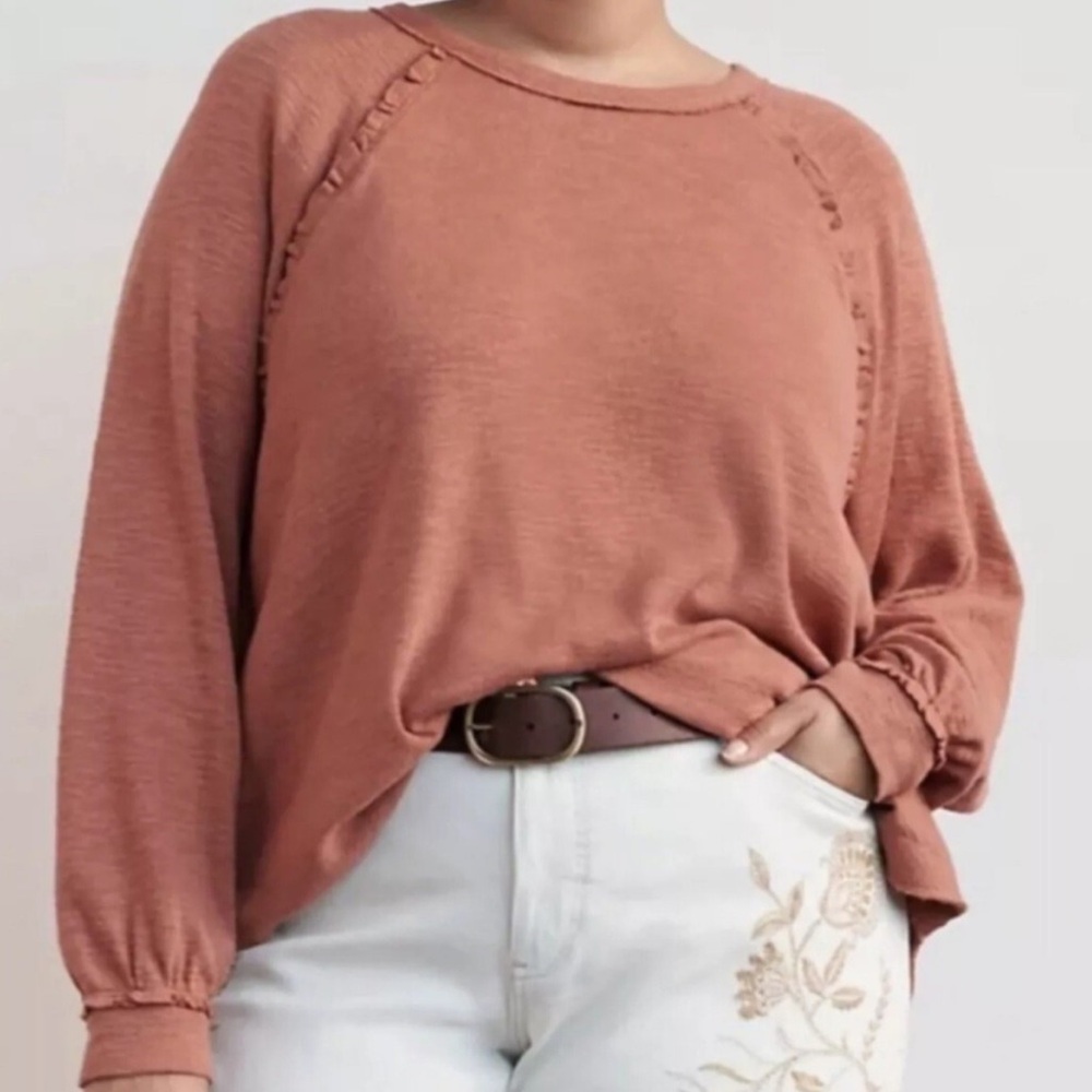 Pilcro long sleeve shirt, large